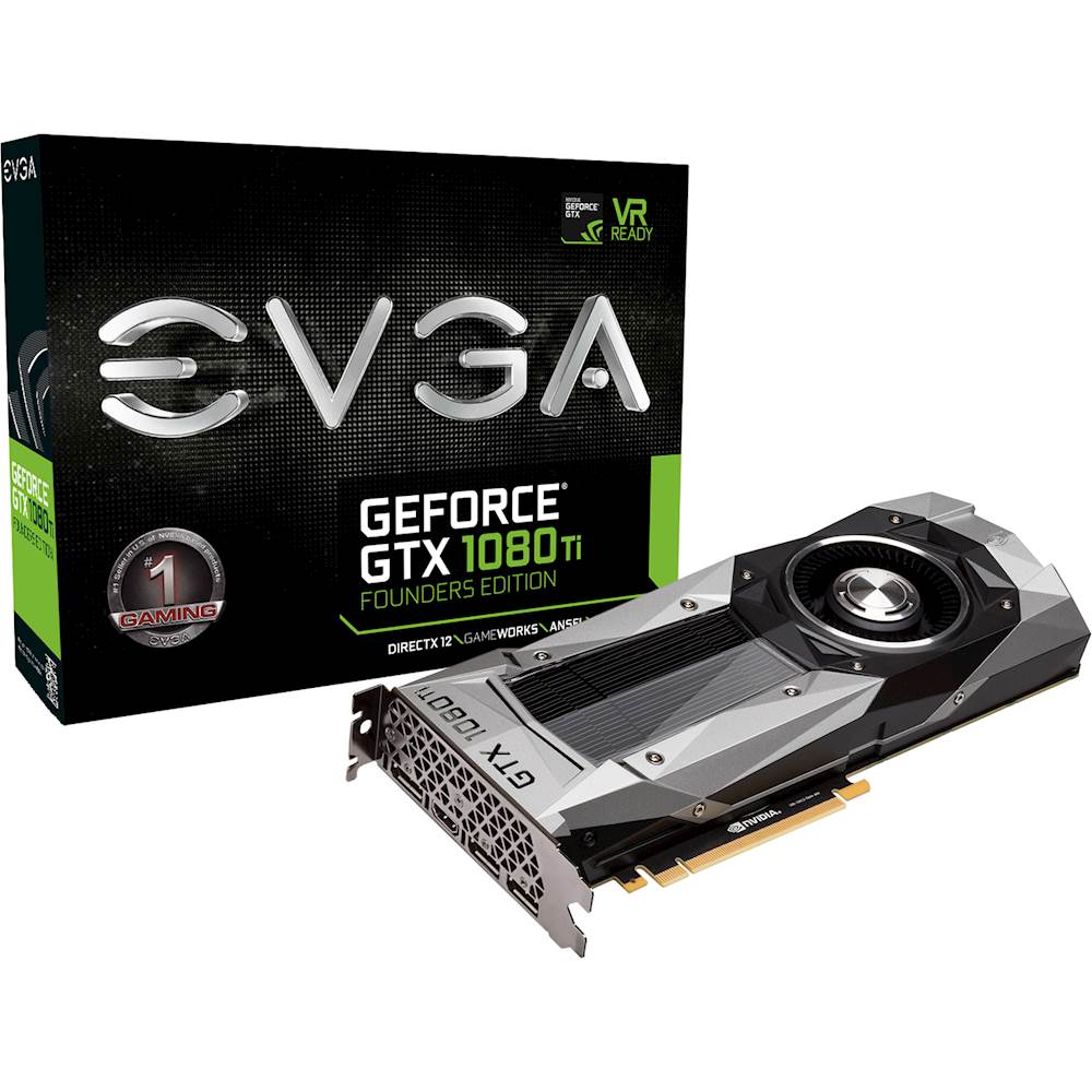 Best Buy: EVGA Founders Edition NVIDIA GeForce GTX 1080 Ti 11GB