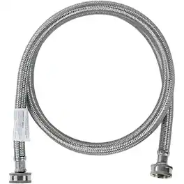 Certified Appliance Accessories - Arrow Industries STS5FTHOSE Stainless 5 Foot Hose - Black