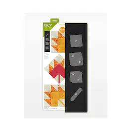 AccuQuilt - GO! Maple Leaf 8" Finished Die – BOB Quilt Block Die for 2-Color Blocks - Multicolor