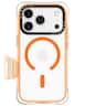 Ornarto - Air Case for iPhone 17 Pro Max Clear, Compatible with MagSafe, Built-in Air Phone Cover - Orange