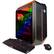 Front. CyberPowerPC - BattleBox Ultimate Liquid Cool Desktop - Intel Core i7 - 16GB Memory - NVIDIA GeForce GTX 1080 Ti - 120GB SSD + 1TB HD - Black/Orange.