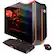 Alt View 15. CyberPowerPC - BattleBox Ultimate Liquid Cool Desktop - Intel Core i7 - 16GB Memory - NVIDIA GeForce GTX 1080 Ti - 120GB SSD + 1TB HD - Black/Orange.