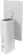 Alt View 11. myCharge - AMP PRONG Portable Power Bank - White.