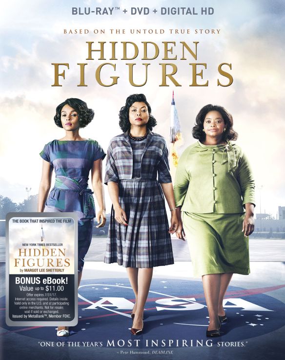  Hidden Figures [Includes Digital Copy] [Blu-ray/DVD] [eBook] [Only @ Best Buy] [2016]