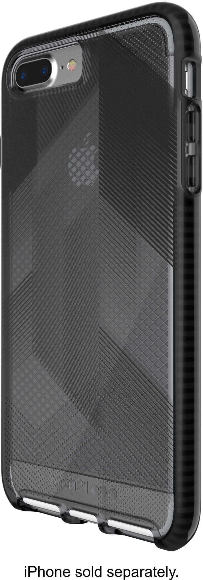 Front. Tech21 - Evo Check Urban Edition Case for Apple® iPhone® 7 Plus - Black/smokey.