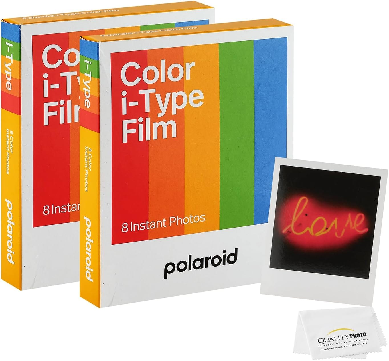 Color Film for I-Type Double Pack (16 films) Polaroid Color Film for I-Type, W/ Quality Photo Microfiber Cloth price history on PriceWatchPro