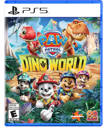 PS5 PAW PATROL DINO WORLD
EVERYONE ENFANTS et ADULTES
E ESRB
nickelodeon
OG Outright Games - RP (Rating Pending)