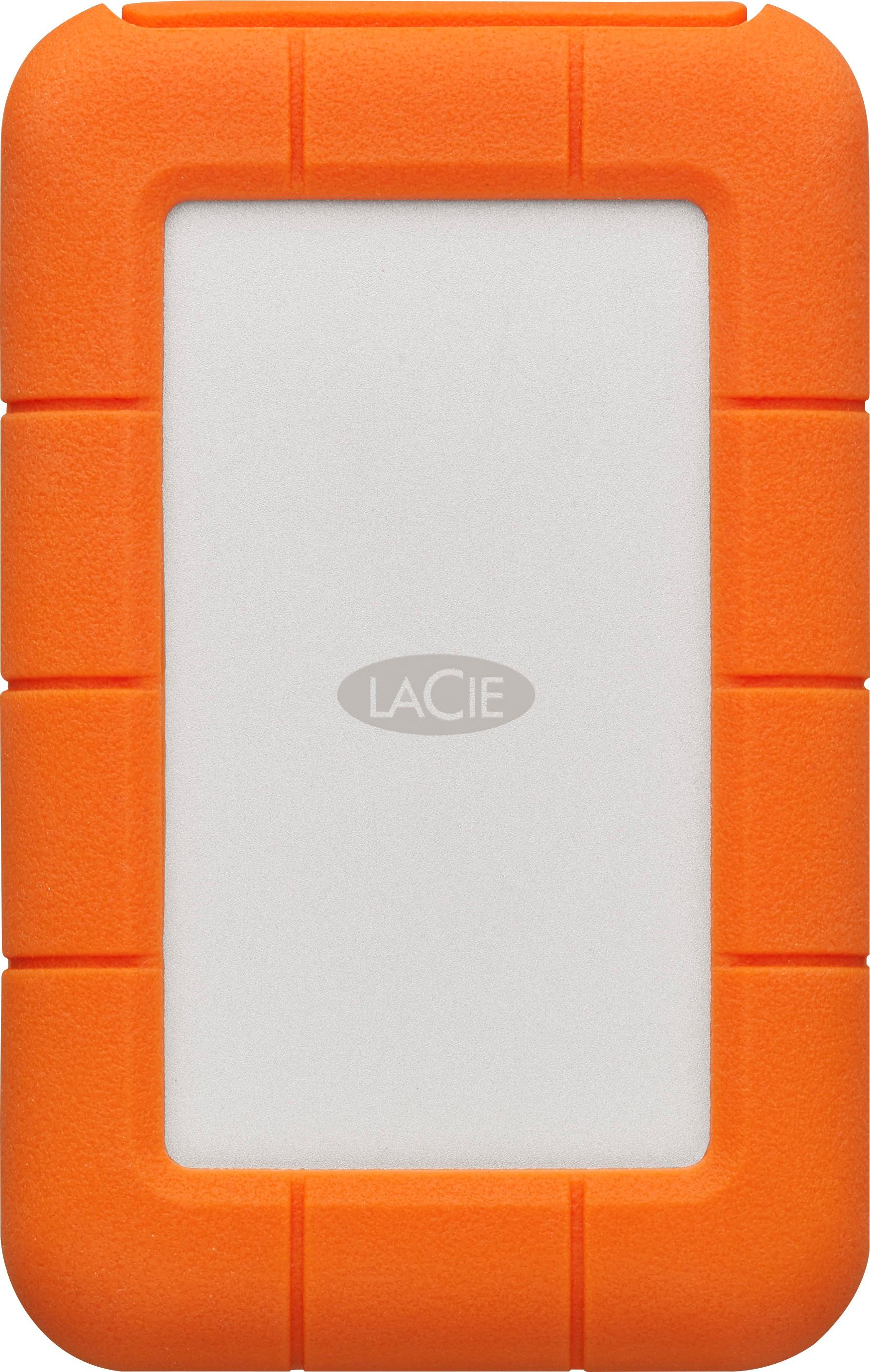 Best Buy Lacie Rugged 2tb External Thunderbolt And Usb Type C Portable Hard Drive Orange Silver Stfs2000400