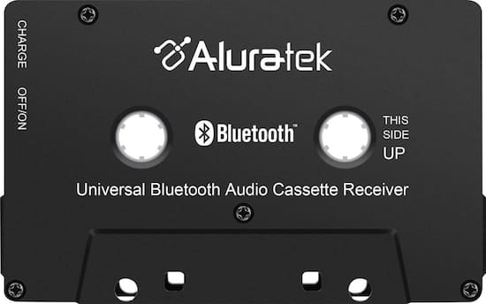 Aluratek Bluetooth Audio Cassette Adapter Black ABCT01F Best Buy