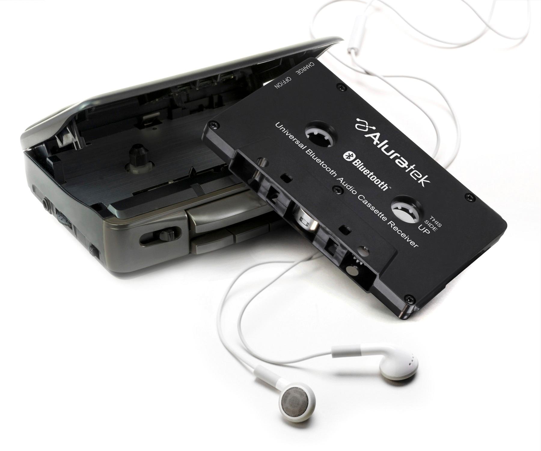 Aluratek Bluetooth Audio Cassette Adapter Black ABCT01F - Best Buy