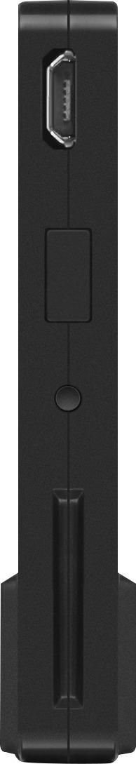 Left View: ChargeHub - X5 5-Port USB SuperCharger - Black