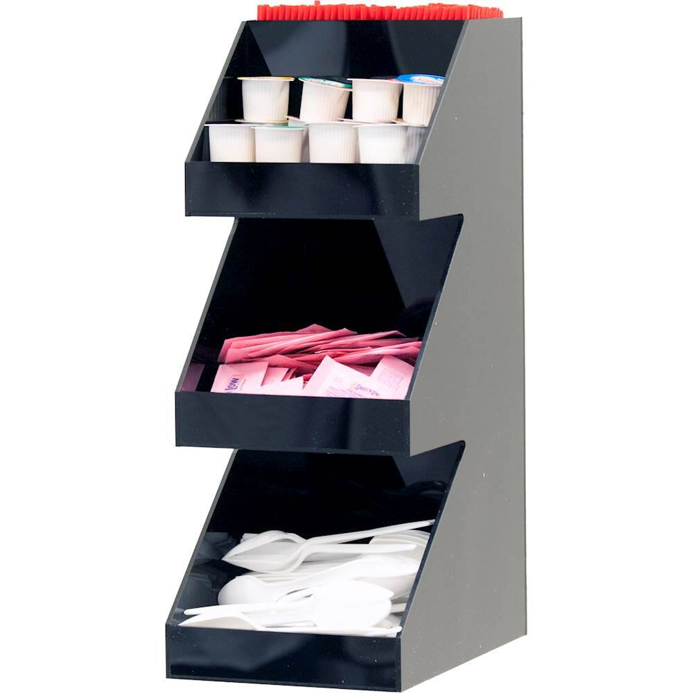 Best Buy: Mind Reader Fancy 3-Tier Condiment Organizer Black 3TCORG-BLK