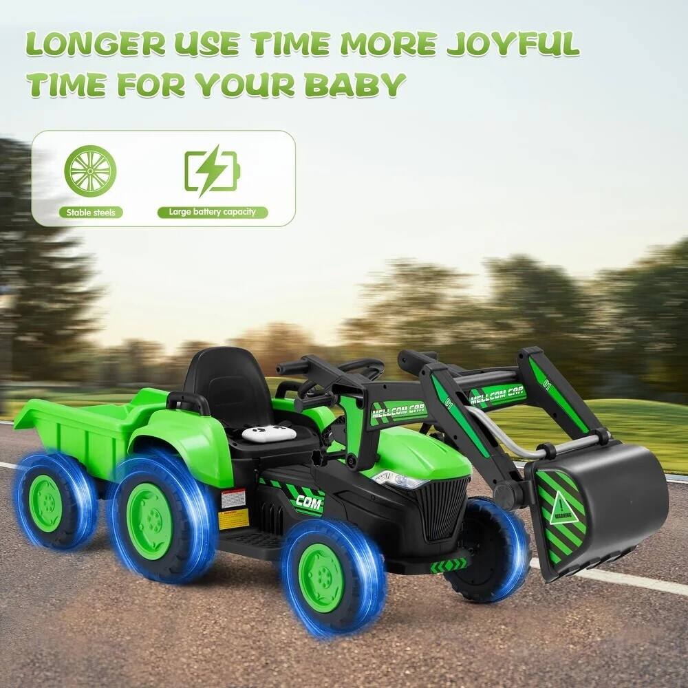 LONGER USE TIME MORE JOYFUL TIME FOR YOUR BABY

- Stable steels
- Large battery capacity