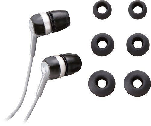 Modal - Earbud Headphones - Black - Larger Front
