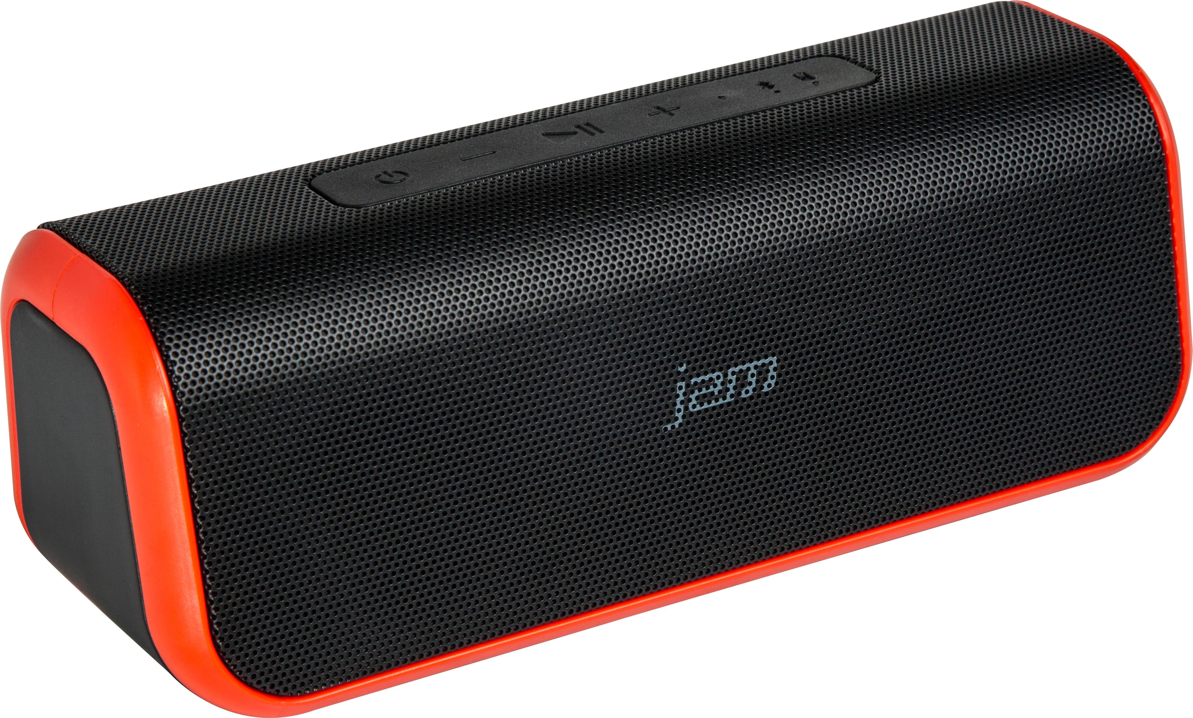 JAM - Rave Plus Portable Bluetooth Speaker - Red - Angle