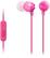 Front. Sony - EX14AP EX Series Wired In-Ear Headphones - Pink.