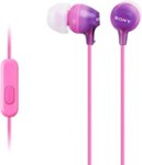 Front Zoom. Sony - EX14AP Wired Earbud Headphones - Violet.