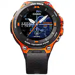 Best Buy Casio Smart Outdoor Watch PRO TREK Smart WSD F20 Smartwatch Orange Orange WSD F20RGBAU