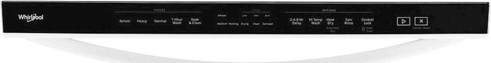 Alt View 1. Whirlpool - 24" Built-In Dishwasher.