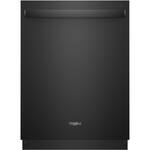 Whirlpool - 24" Built-In Dishwasher - Black - Front_Standard