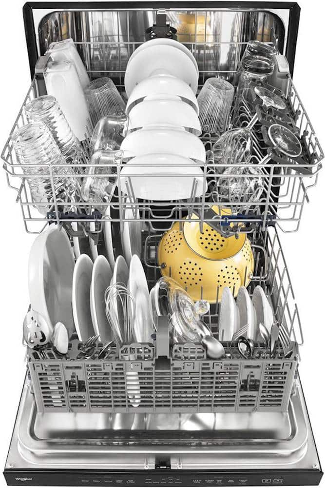 Alt View 12. Whirlpool - 24" Built-In Dishwasher - Black.