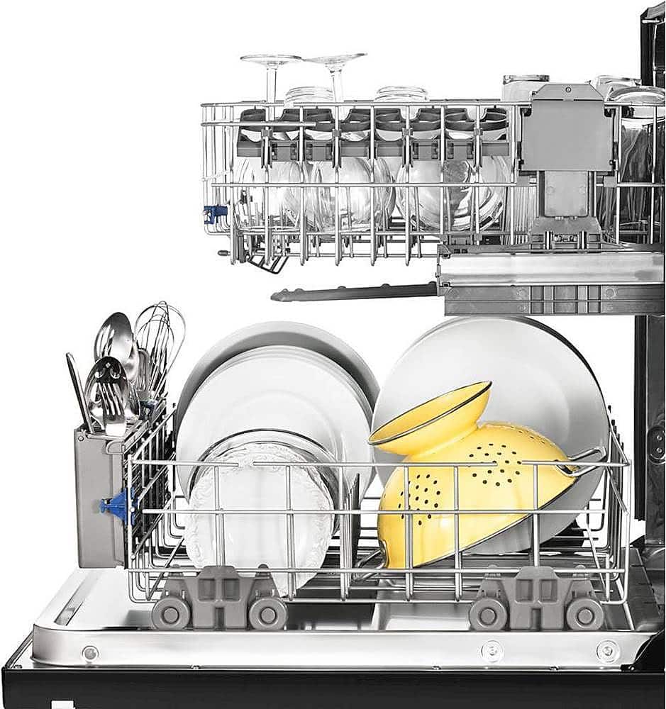 Alt View 13. Whirlpool - 24" Built-In Dishwasher - Black.