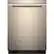Front. Whirlpool - 24" Top Control Built-In Dishwasher with Stainless Steel Tub.