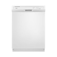 Whirlpool - 24" Built-In Dishwasher - White - Front_Zoom