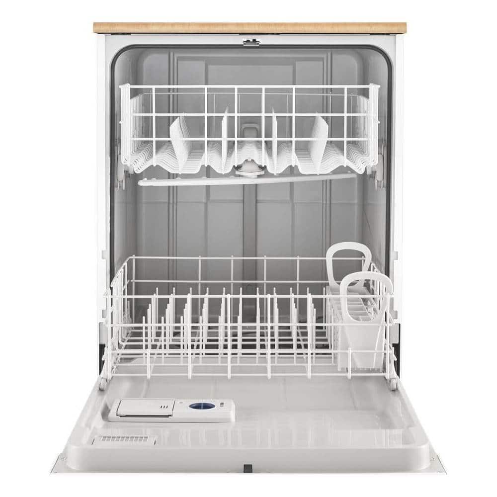 Alt View 11. Whirlpool - 24" Front Control Tall Tub Portable Dishwasher - White.