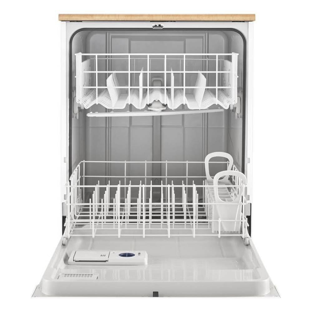 Alt View 11. Whirlpool - 24" Front Control Tall Tub Portable Dishwasher - White.
