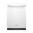 Whirlpool - 24" Built-In Dishwasher - White - Larger Front