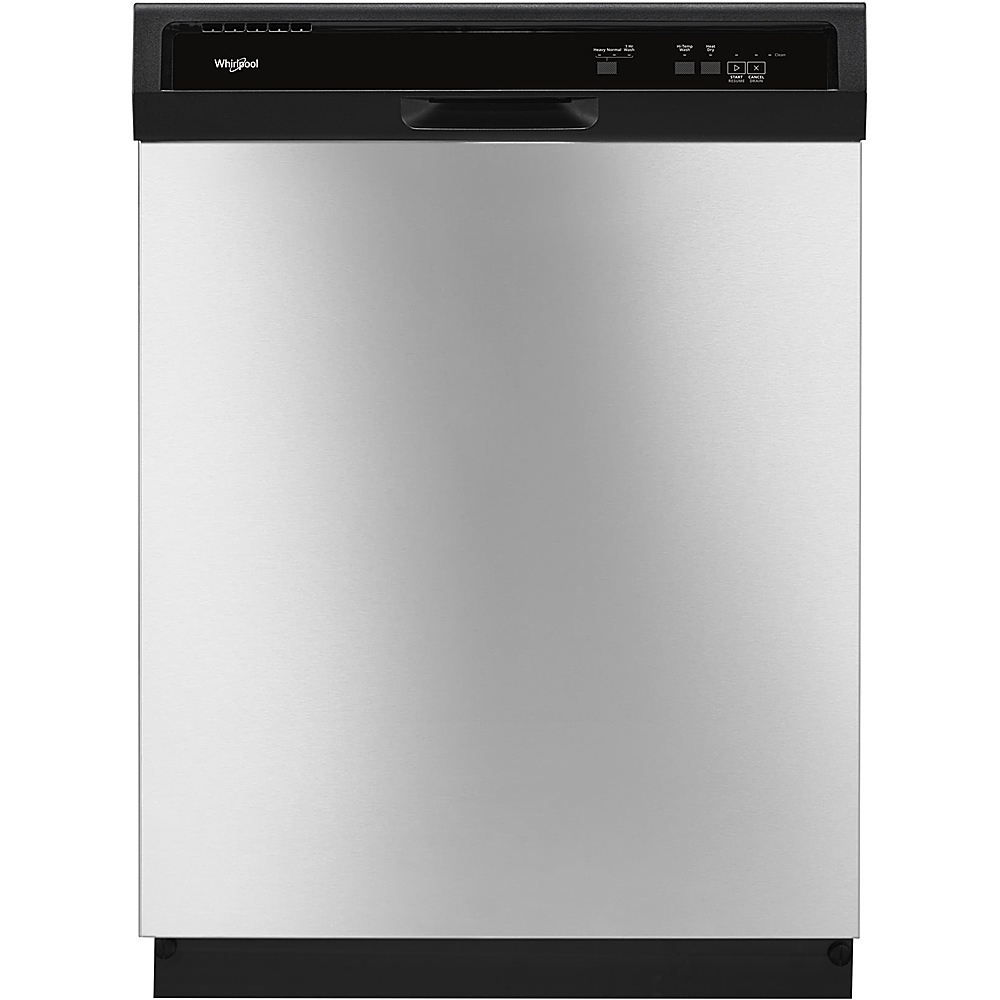 Whirlpool - 24" Built-In Dishwasher - Stainless Steel