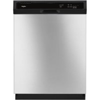 Whirlpool - 24" Built-In Dishwasher - Stainless steel - Front_Zoom