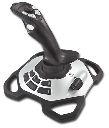 Angle View: Logitech - Pro Flight Yoke System Gaming Controller for PC - Black