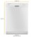 Alt View Zoom 12. Whirlpool - 24" Front Control Built-In Dishwasher with 1-Hour Wash Cycle, 55dBA - White.