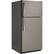 Left. GE - 20.8 Cu. Ft. Top-Freezer Refrigerator.