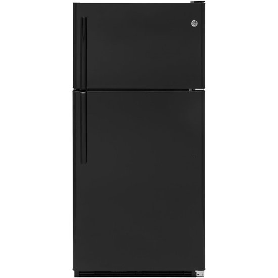 GE 20.8 Cu. Ft. Top-Freezer Refrigerator Black GTS21FGKBB - Best Buy