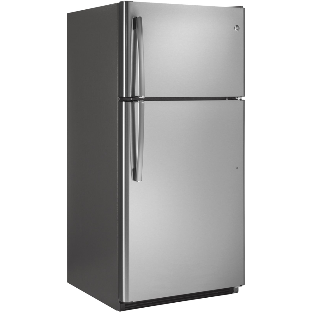 Best Buy: GE 20.8 Cu. Ft. Top-Freezer Refrigerator GTS21FSKSS