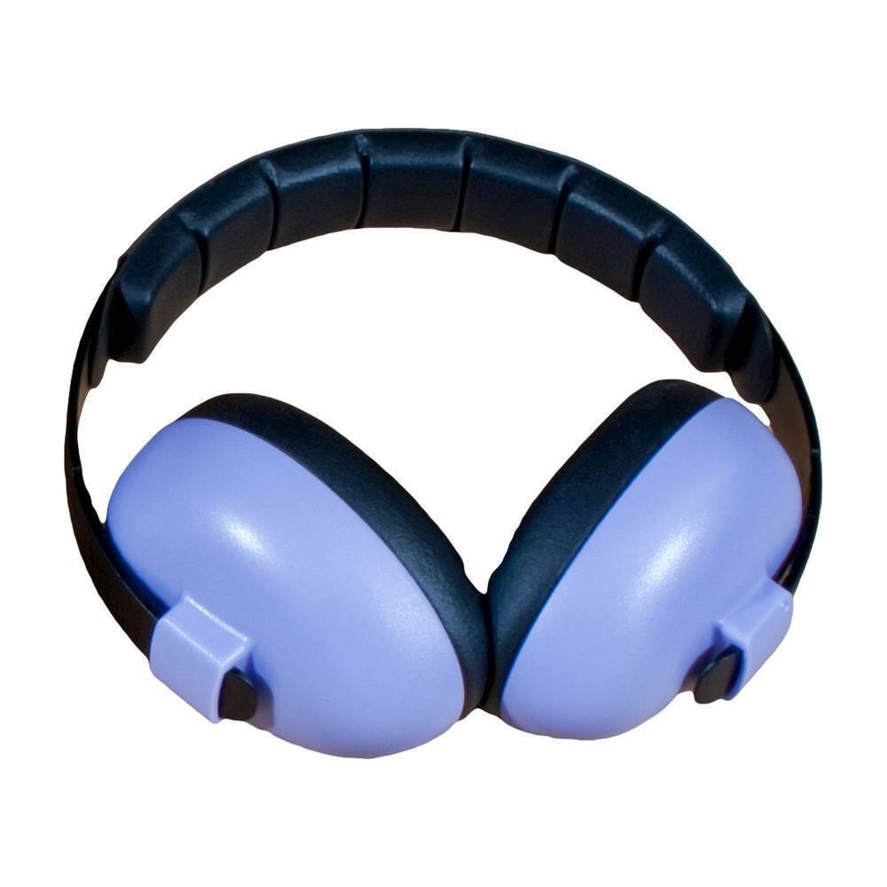 Front. BanZ - Mini earBanZ Hearing Protection for Infants - Purple.