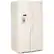 Left. GE - 25.4 Cu. Ft. Side-by-Side Refrigerator - High gloss bisque.