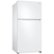 Angle Zoom. Samsung - 21.1 Cu. Ft. Top-Freezer Refrigerator - White.