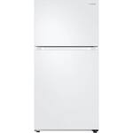 Samsung - 21.1 Cu. Ft. Top-Freezer Refrigerator - White - Front_Standard