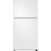 Samsung - 21.1 Cu. Ft. Top-Freezer Refrigerator - White - Front_Zoom