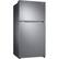 Angle. Samsung - 21.1 cu. ft. Top-Freezer Refrigerator with FlexZone - Stainless Steel.