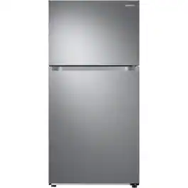 Samsung - 21.1 cu. ft. Top-Freezer Refrigerator with FlexZone - Stainless Steel