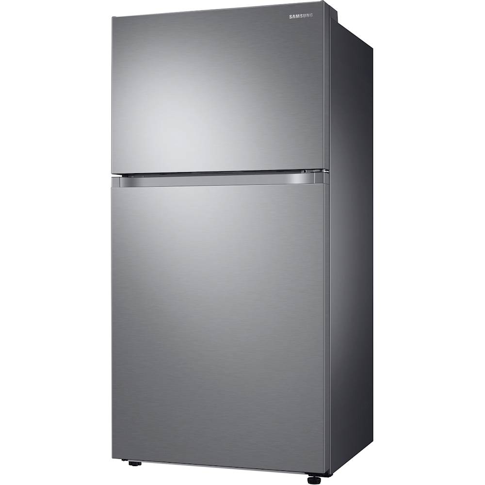 Samsung 21 1 Cu Ft Top Freezer Refrigerator Fingerprint Resistant Stainless Steel