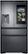 Front Zoom. Samsung - Family Hub 22.2 Cu. Ft. Counter Depth 4-Door French Fingerprint Resistant Refrigerator - Black Stainless Steel.