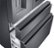 Alt View Zoom 5. Samsung - Family Hub 22.2 Cu. Ft. Counter Depth 4-Door French Fingerprint Resistant Refrigerator - Black stainless steel.