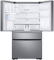 Alt View Zoom 1. Samsung - Family Hub 22.2 Cu. Ft. Counter Depth 4-Door French Door Fingerprint Resistant Refrigerator - Stainless steel.