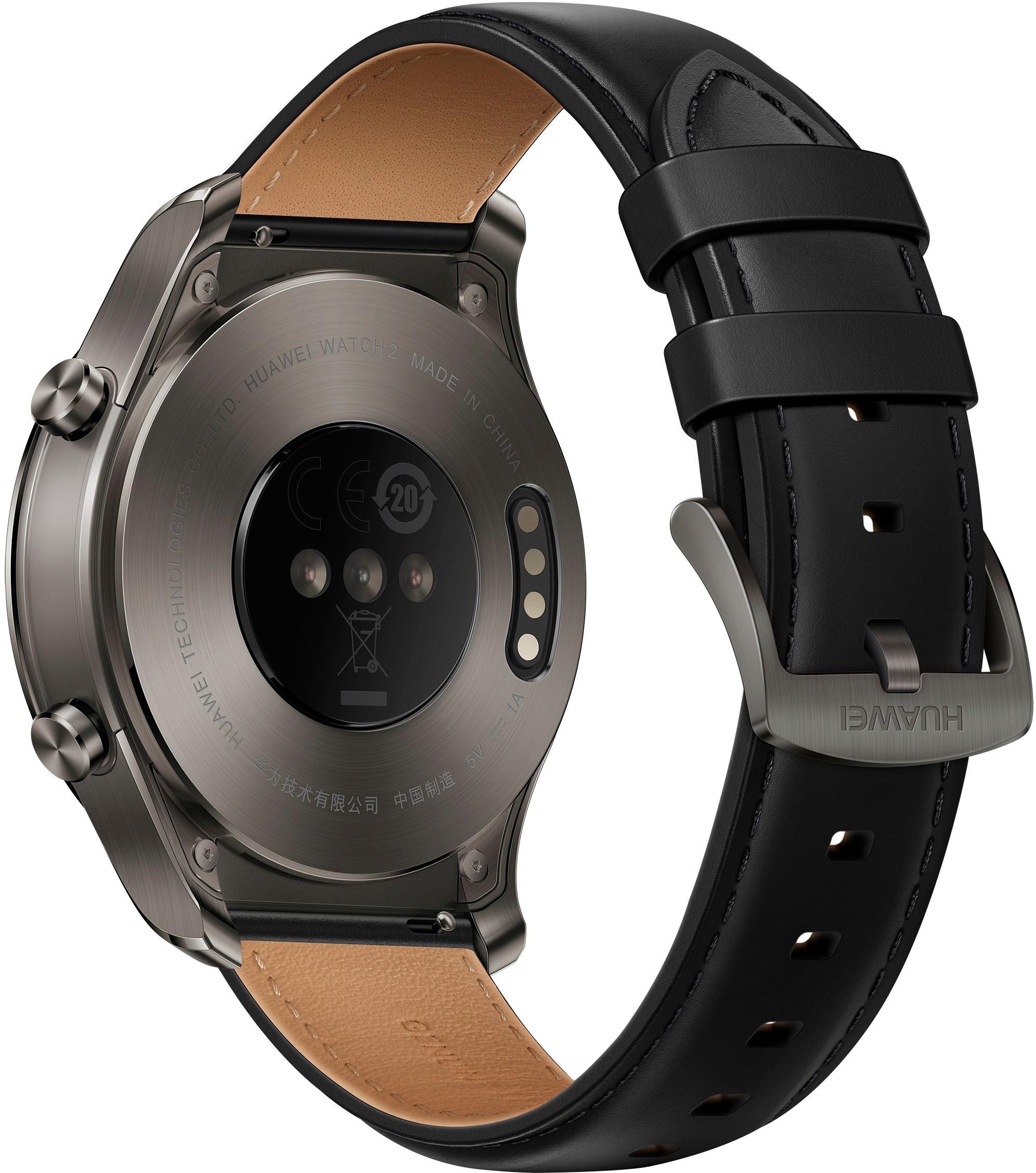 Best Buy: Huawei Watch 2 Classic Smartwatch 45mm Stainless steel ...